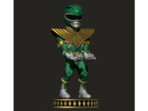 Green Ranger Power Rangers 3D Print Model