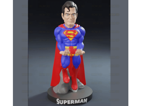 Superman joystick holder Modelo de Impressão 3D