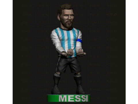 Messi joystickhouder 3D printmodel