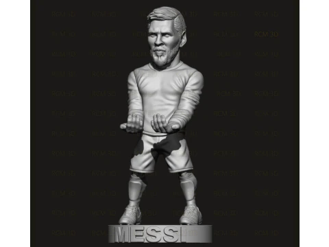 Messi joystick holder 3D Print Model