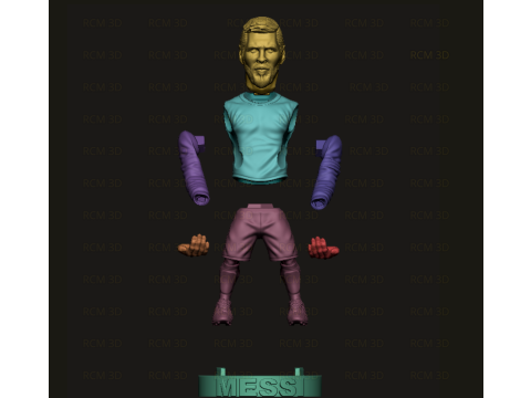Messi joystick holder Modèles 3D en vedette