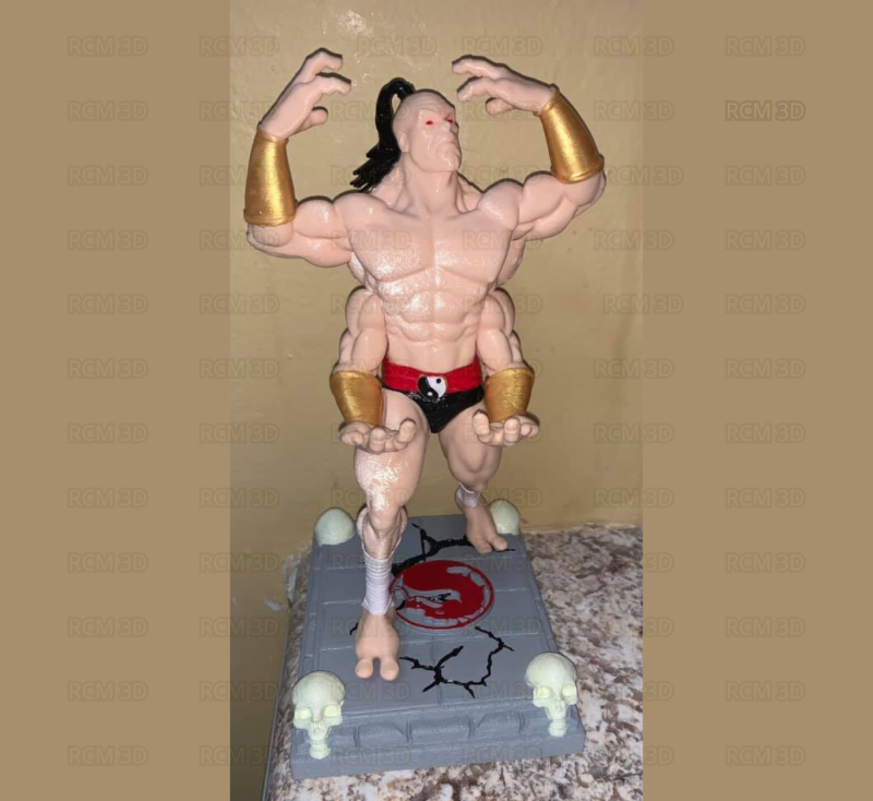 Mortal kombat Goro joistick Model Cetak 3D .c4d .max .obj .3ds .fbx .stl .blend