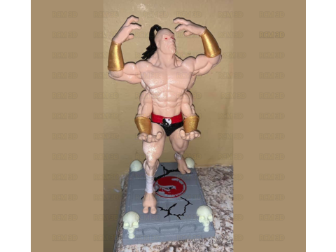 Mortal kombat Goro joistick Model Cetak 3D