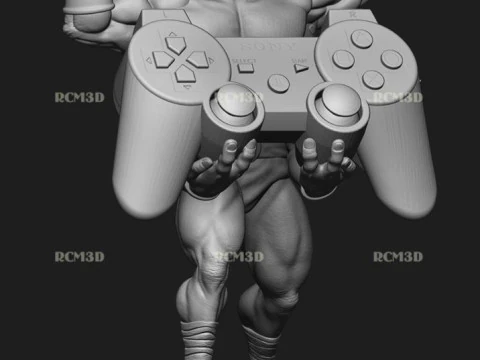Mortal kombat Goro joistick 3D Print Model