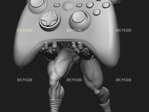 Mortal kombat Goro joistick 3D Print Model