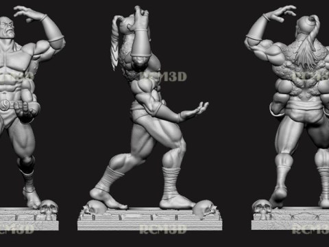 Mortal kombat Goro joistick Model Cetak 3D