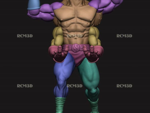 Mortal kombat Goro joistick Model Cetak 3D