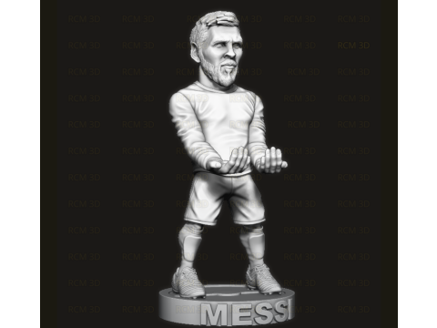 Messi and Cristiano Ronaldo joystick holder 3D Print Model