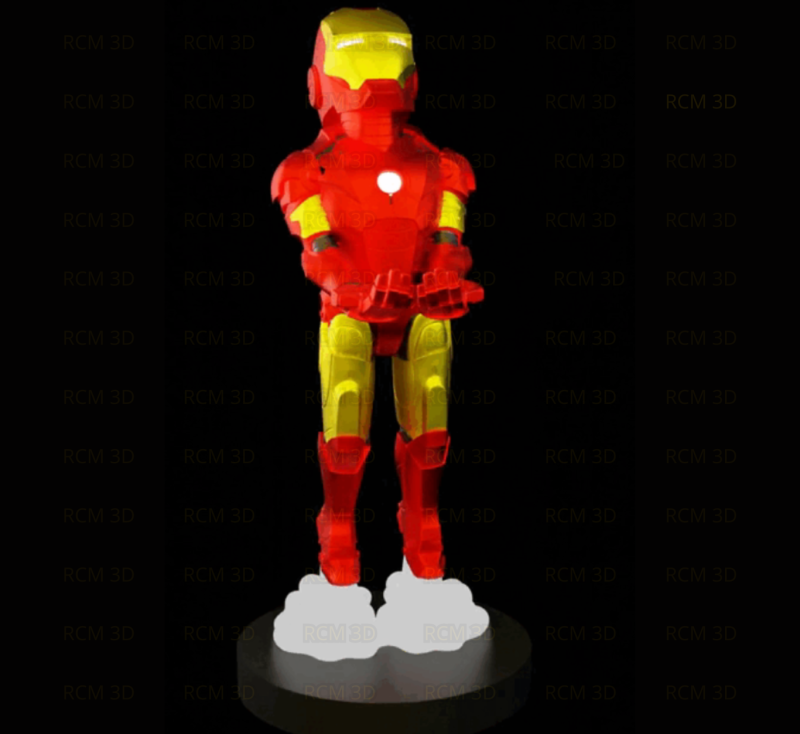 Ironman Mk3 joystick holder 3D Принт Модель .c4d .max .obj .3ds .fbx .stl .blend 