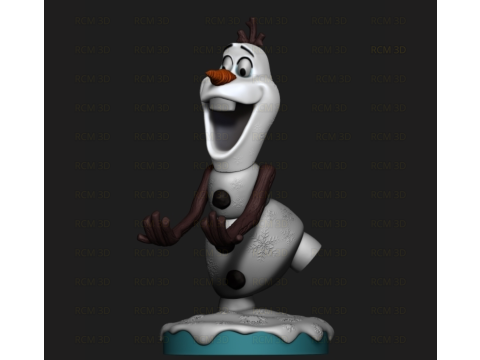 Olaf Frozen Joystick 3D 打印模型