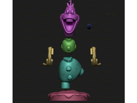 Olaf Frozen Joystick 3D Print Model