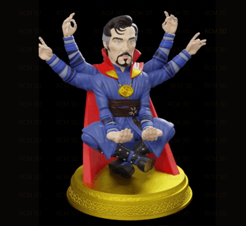 Dr Strange Joystick holder 3D 프린트 모델 .c4d .max .obj .3ds .fbx .stl .blend 