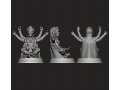 Dr Strange Joystick holder 3D 프린트 모델