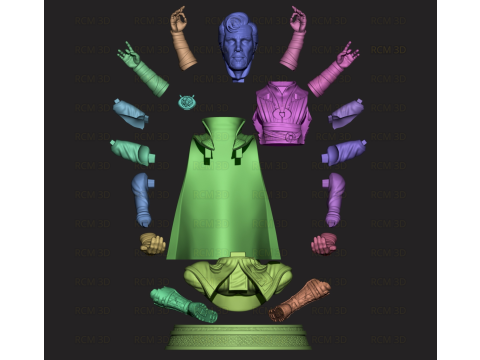Dr Strange Joystick holder 3D 프린트 모델