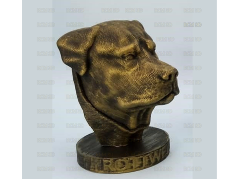 Rottweiler bust 3D 打印模型
