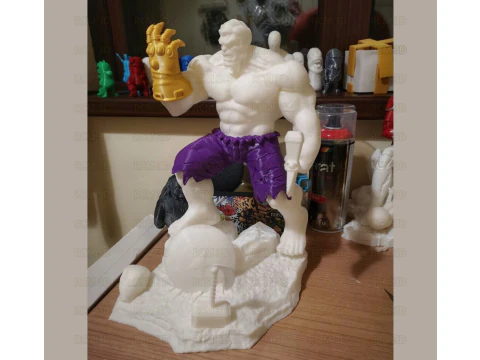 HULK STATUE 3D Print Model