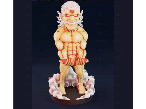 Gepantserde Titan Attack op Titan Joystickhouder 3D printmodel