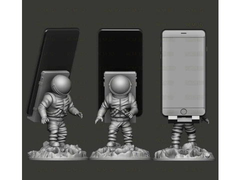 Astronaute-Handyhalter 3D Druckmodell