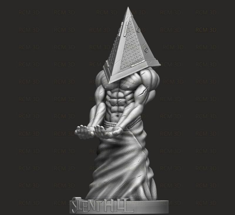 Pyramid head Silent Hill joystick holder Modello di stampa 3D .c4d .max .obj .3ds .fbx .stl .blend 