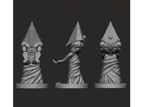 Pyramid head Silent Hill joystick holder Modello di stampa 3D