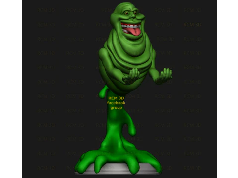 Suporte para celular e joystick Smiler ghost busters Modelo de Impressão 3D