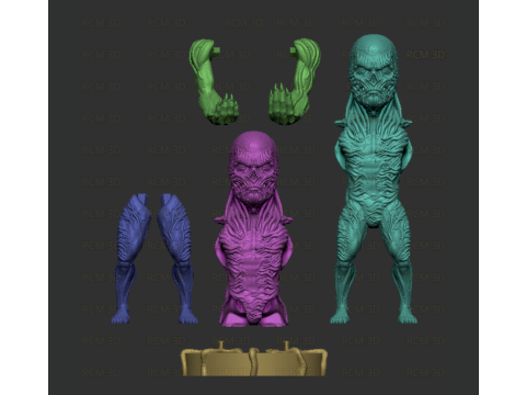 Vecna Stranger Things joystick Holder Model Cetak 3D
