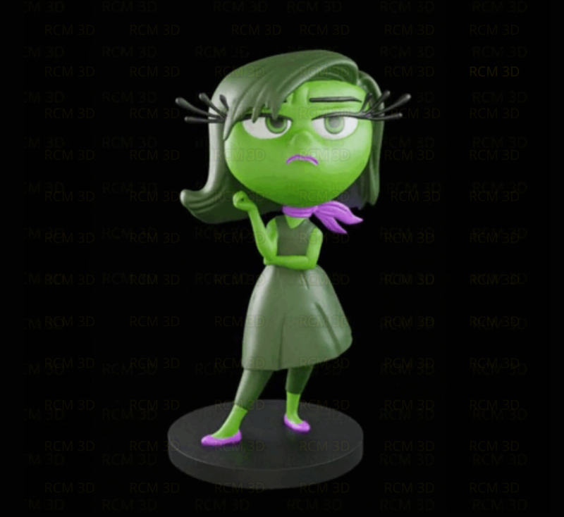 Disgusts Statue 3Dプリントモデル .c4d .max .obj .3ds .fbx .stl .blend 
