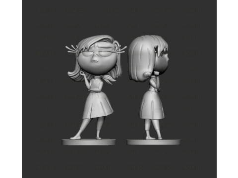 Disgusts Statue 3Dプリントモデル