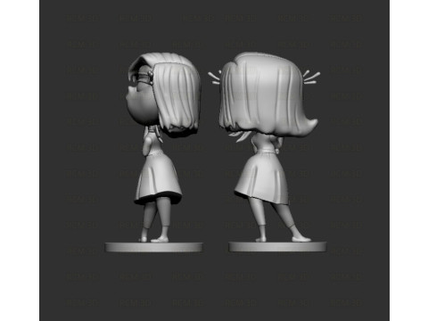 Disgusts Statue 3Dプリントモデル