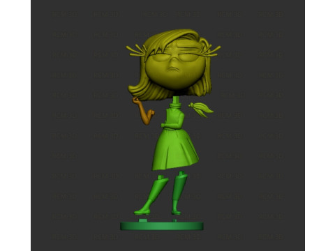 Disgusts Statue 3Dプリントモデル