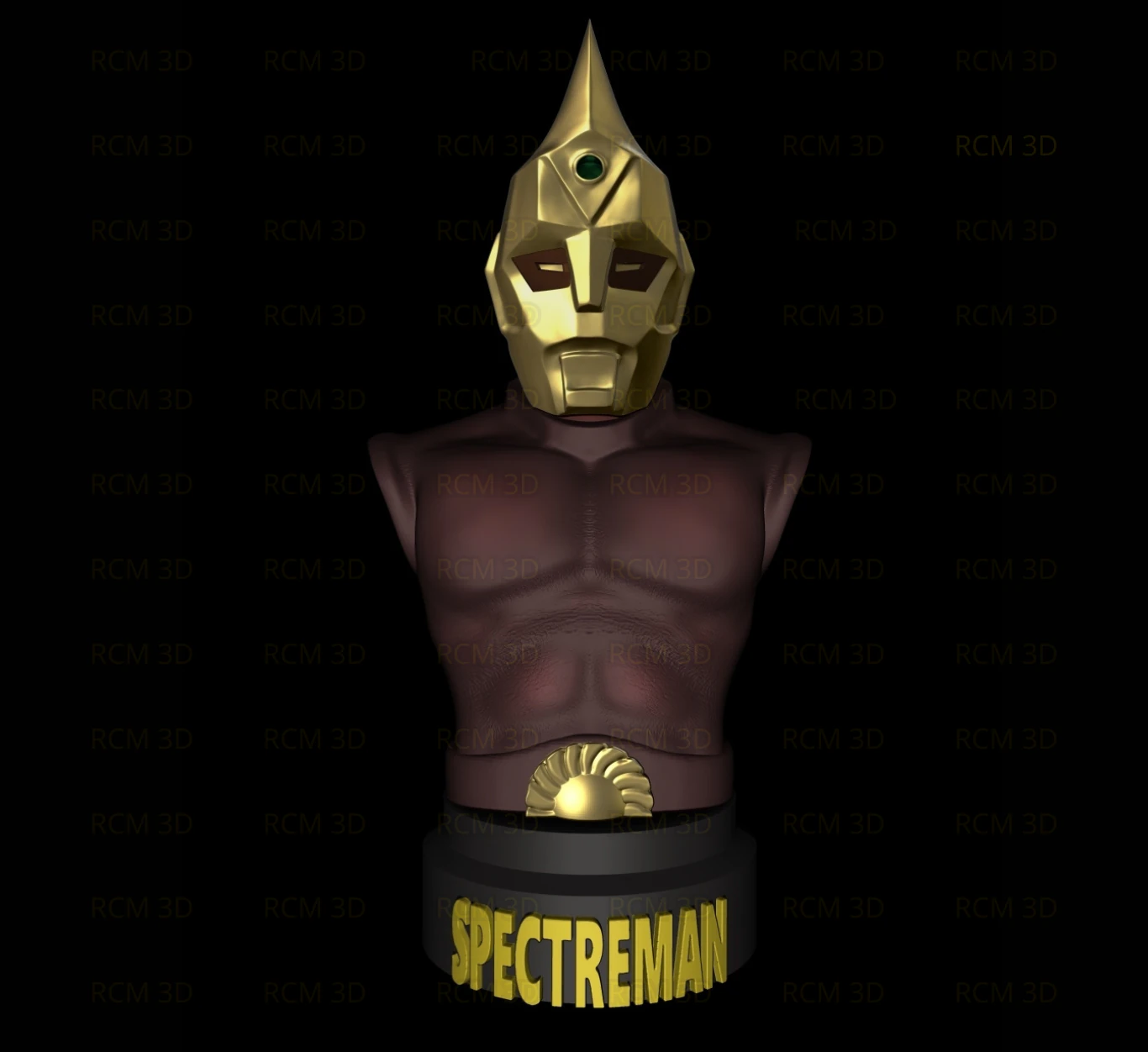 Spectreman 3D Print Model .c4d .max .obj .3ds .fbx .stl .blend 