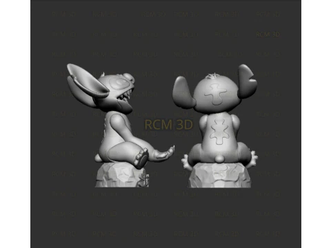 Stitch Lilo Stitch joystick holder 3D Print Model