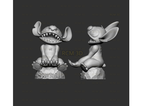 Stitch Lilo Stitch joystick holder 3D Принт Модель