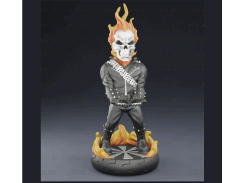 Ghost Rider joystick holder 3D Print Model