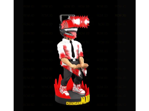 Denji Chainsaw man joystick holder 3D Print Model