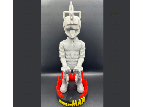 Denji Chainsaw man joystick holder Modèles 3D en vedette