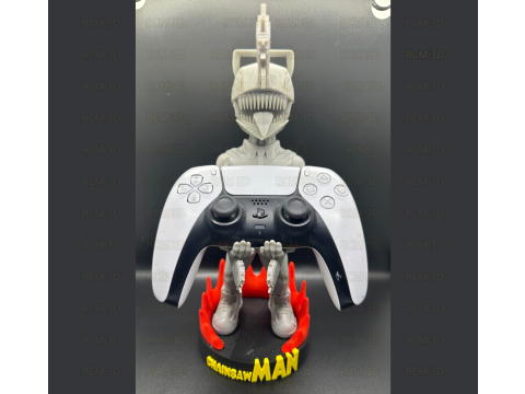 Denji Chainsaw man joystick holder Modèles 3D en vedette