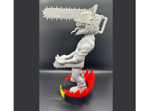 Denji Chainsaw man joystick holder Modèles 3D en vedette