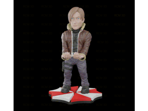Leon Residual Evil 5 remake joystick holder 3D Print Model
