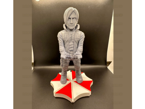 Leon Residual Evil 5 remake joystick holder 3D Print Model