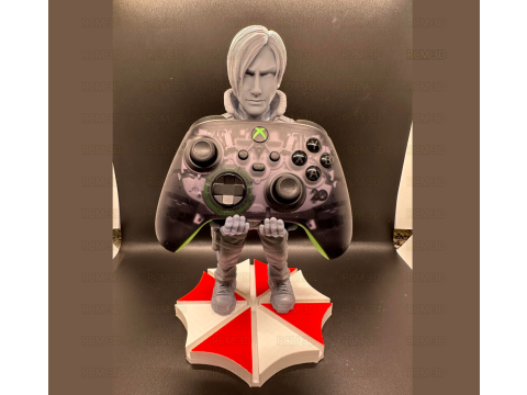 Leon Residual Evil 5 remake joystick holder 3D Print Model