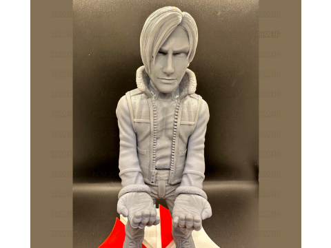 Leon Residual Evil 5 remake joystick holder 3D Print Model