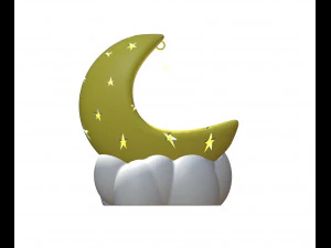 Moon lamp 3D Model