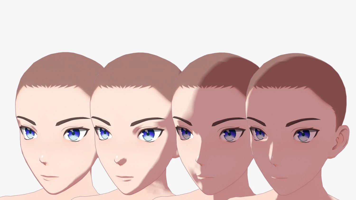 Anime Male Base Model V1 3D Model .c4d .max .obj .3ds .fbx .stl .blend 