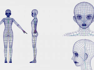 Anime Male Base Model V1 3D Model