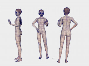 Anime Male Base Model V1 3D Model
