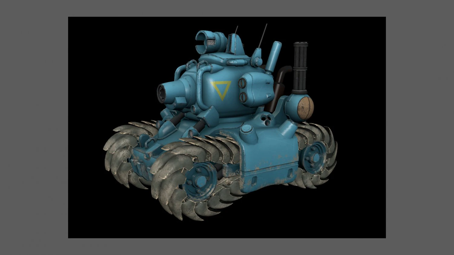 Metal Slug SV 001 Low-poly 3D Model in Tank 471261 | 3DExport