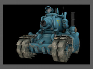 Metal Slug SV 001 Low-poly 3D Model