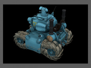Metal Slug SV 001 Low-poly 3D Model