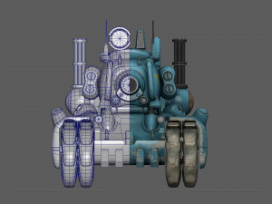 Metal Slug SV 001 Low-poly 3D Model